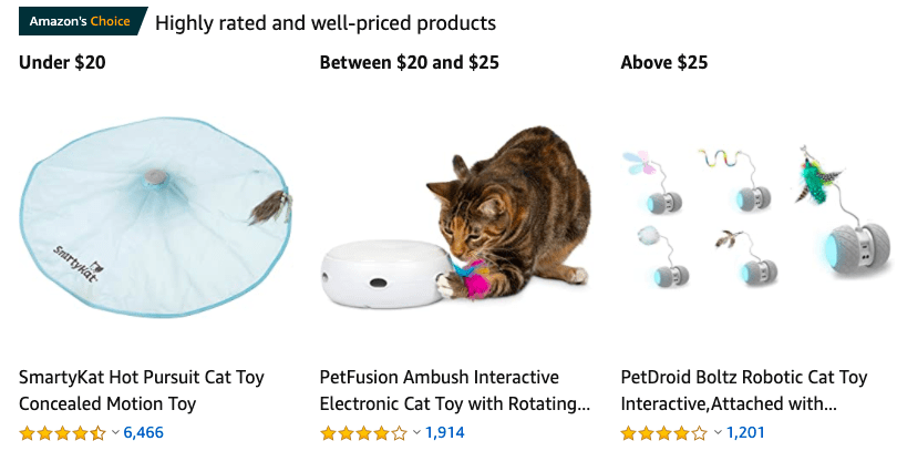 trending electronic cat toys